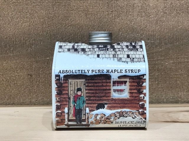 Maple Syrup Cabin Container